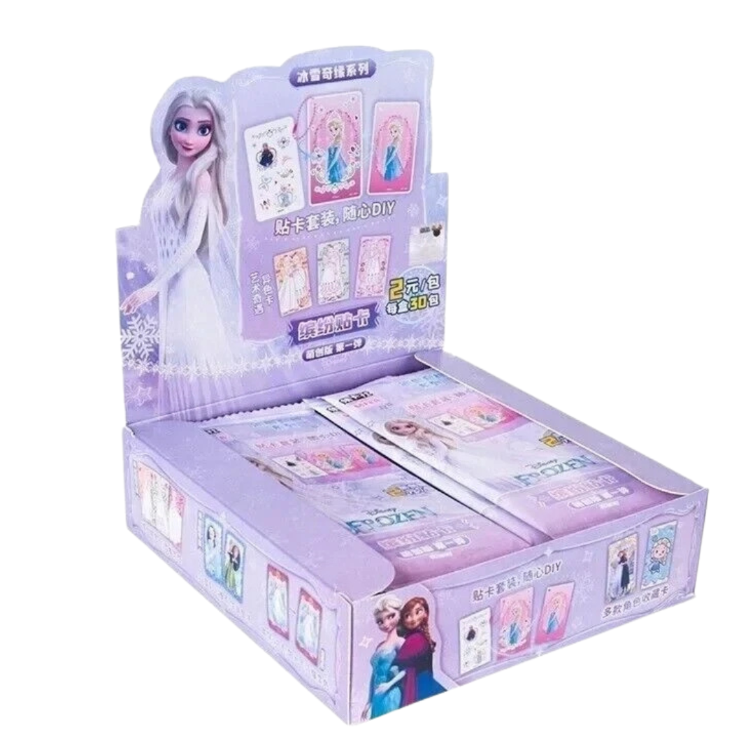 Display La Reine Des Neiges 30 boosters Édition Autocollants CardFun
