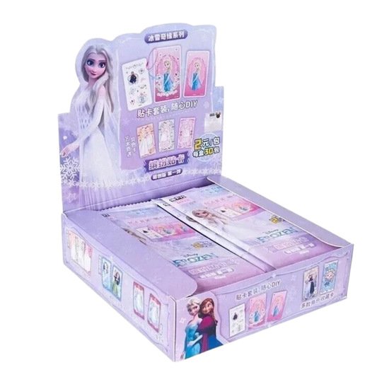 Display La Reine Des Neiges 30 boosters Édition Autocollants CardFun