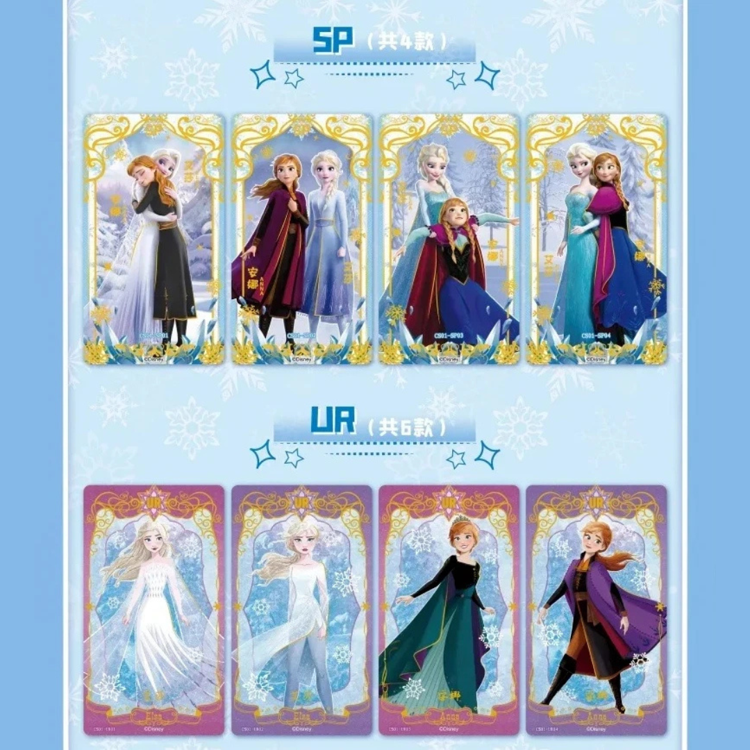 Display La Reine Des Neiges 30 boosters Édition Autocollants CardFun