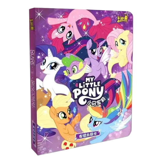 Classeur de rangement My Little Pony Kayou format 2x2, 20 pages et 160 emplacements pour cartes